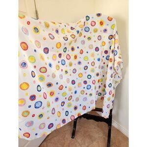 Shower curtain 90's polka dot bright happy colorful spots